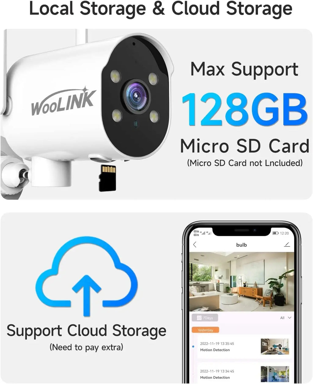Solar Camera 2K Wireless WiFi Security Camera 2.4G Battery Solar Security Camera Floodlight Color Night Vision Alarming