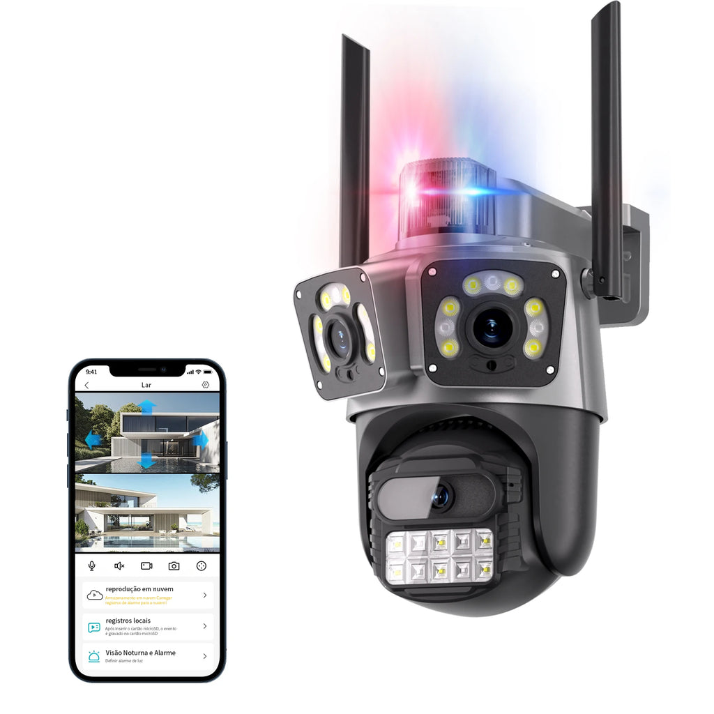 WiFi Security Camera, Home Surveillance Cameras, Night Vision, Waterproof WiFi Security Camera, Coibeu
