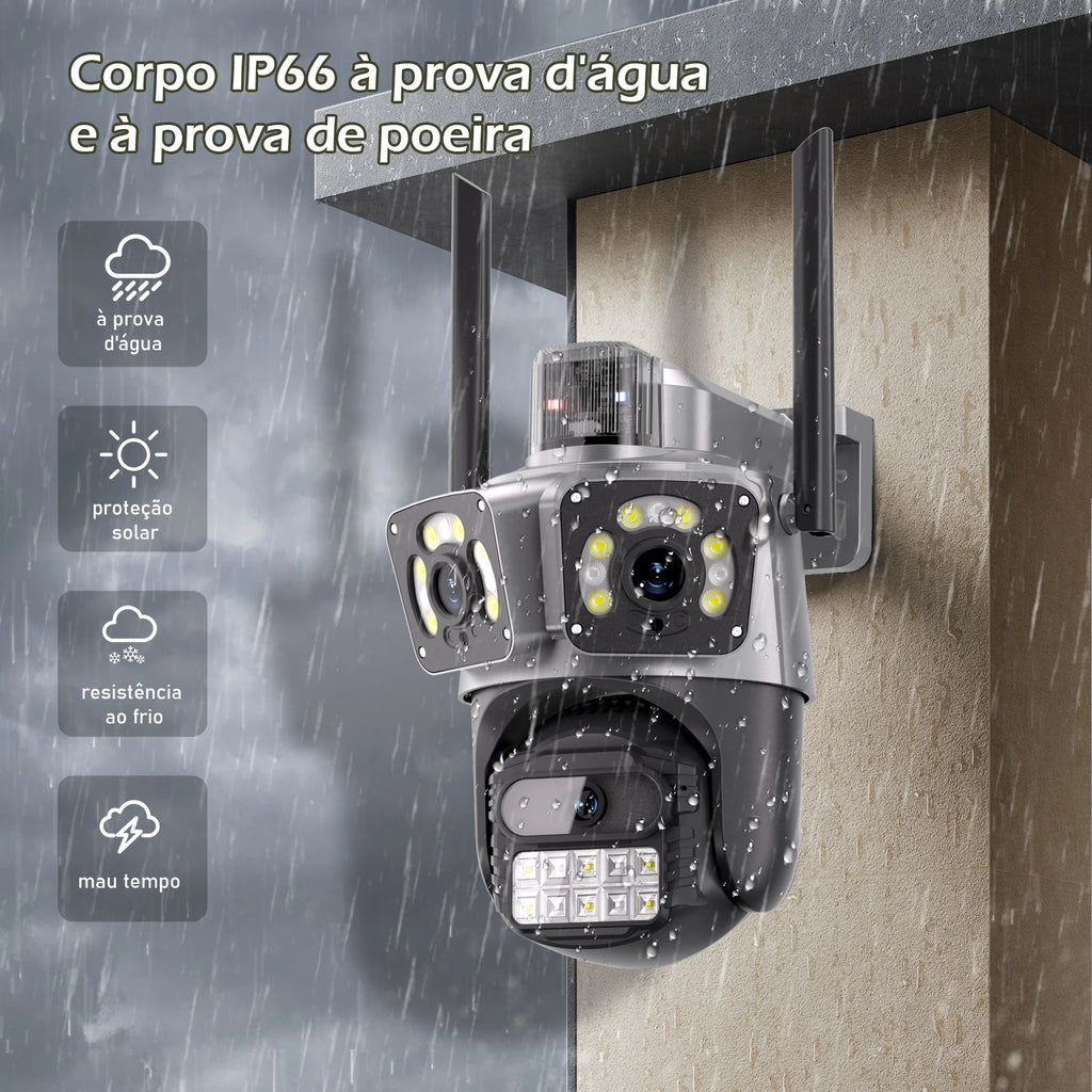 WiFi Security Camera, Home Surveillance Cameras, Night Vision, Waterproof WiFi Security Camera, Coibeu