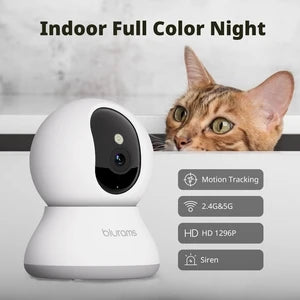 1-4PCS Blurams Indoor Security Camera 2K, Home Security Camera for Dog/Elder, Security Camera with One-Touch Call Update A31S