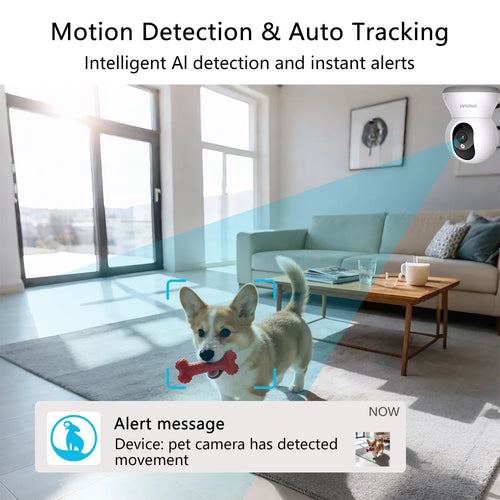 1-4PCS Blurams Indoor Security Camera 2K, Home Security Camera for Dog/Elder, Security Camera with One-Touch Call Update A31S