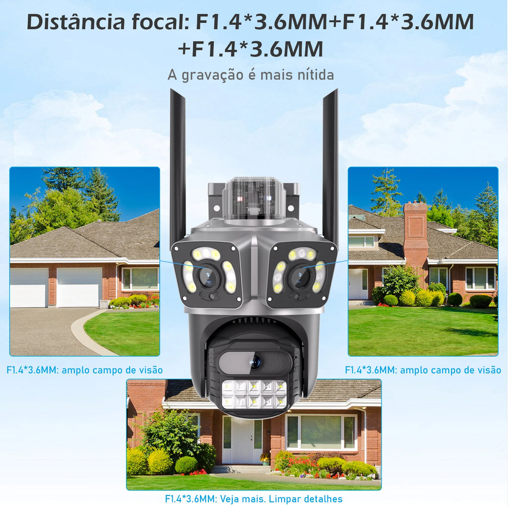 WiFi Security Camera, Home Surveillance Cameras, Night Vision, Waterproof WiFi Security Camera, Coibeu