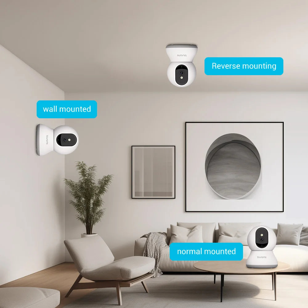 2Pcs Indoor Security Camera 2K, Home Security Camera for Dog/Elder, Security Camera with One-Touch Call Update A31S-2pc