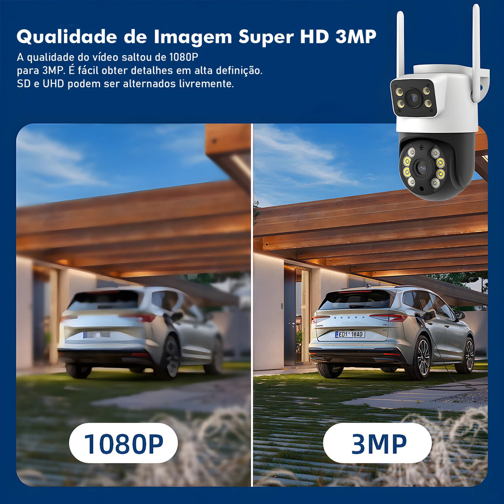 WiFi Security Camera, Night Vision, Webcam, Monitor, iCSee, Camera, Security Camera, WiFi Camera, From Brazil, Coibeu